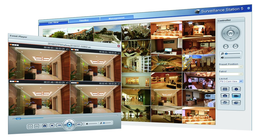 Video surveillance compatible with more than 1.400 IP cameras at
