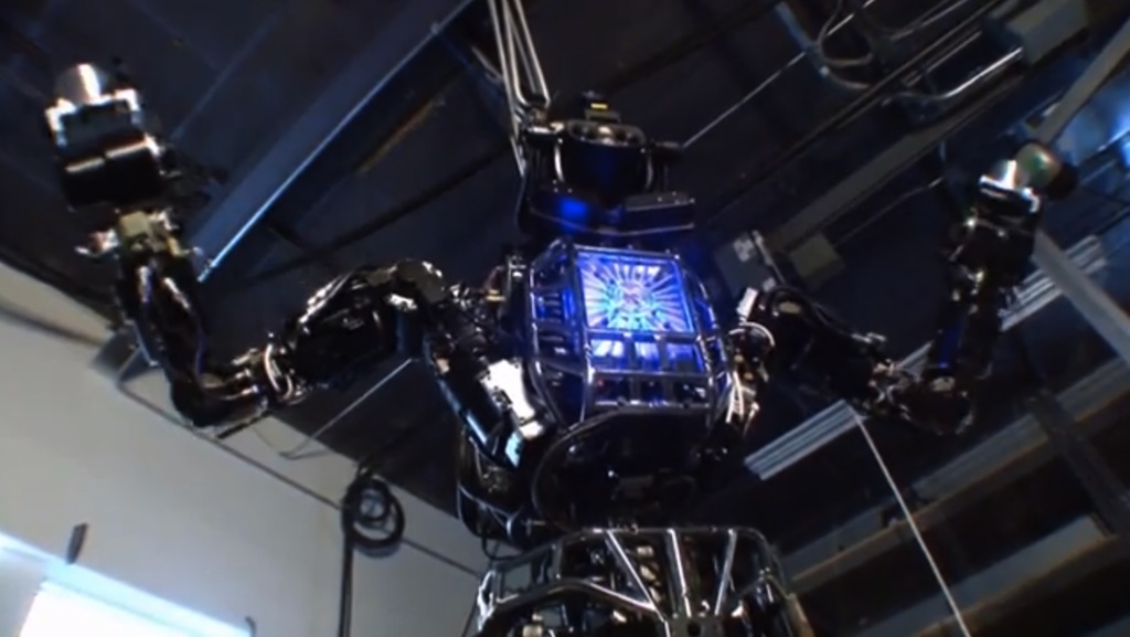 Atlas a robothumanoid created by the Pentagon and Boston Dynamics for rescue work Digital