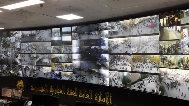 Videowall eyevis en centro control Al-Al-Attaba Abbasiya en Karbala
