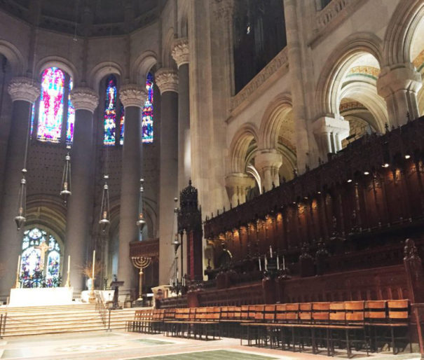 Vicon en catedral San Juan el Divino en Manhattan