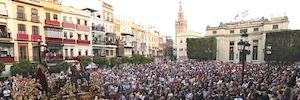 Sevilla vuelve a procesionar de manera segura en Semana Santa con la tecnología de Bosch y sus partners