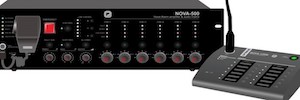 Optimus Nova: sistema de megafonía y alarma por voz EN-54 con selección de seis zonas