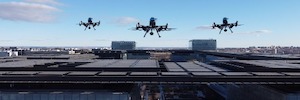 Telefónica diseña una solución de gestión de flotas autónomas de drones para seguridad