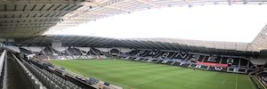 Swansea Stadium in Wales renews its public address system and voice evacuation