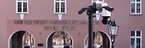 Hanwha securiza con más de mil cámaras la Universidad de Varmia y Masuria
